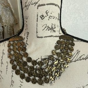 Bronze Hammered BaubleBar Nordstrom Statement necklace choker